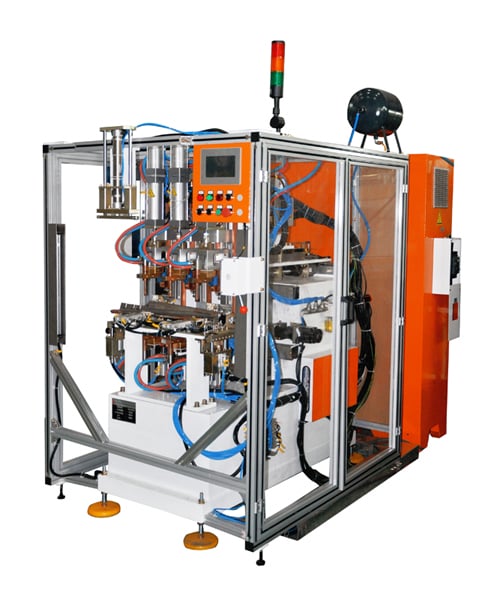 آلة لحام نقطي MFDC مخصصة لعمود مركز إطار باب السيارة